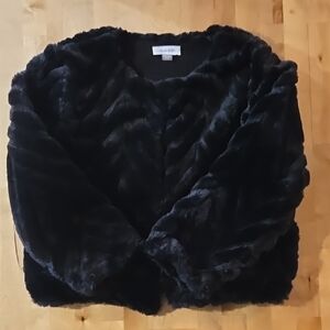 MaxMara Black Teddy Jacket Luxurious Plush Material